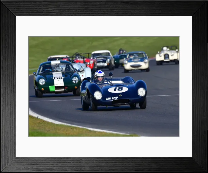 Framed Print : CJ10 4344 Sam Wilson, John Chisholm, Lola Mk 1 Framed Print : CJ10 4344 Sam Wilson, John Chisholm, Lola Mk 1