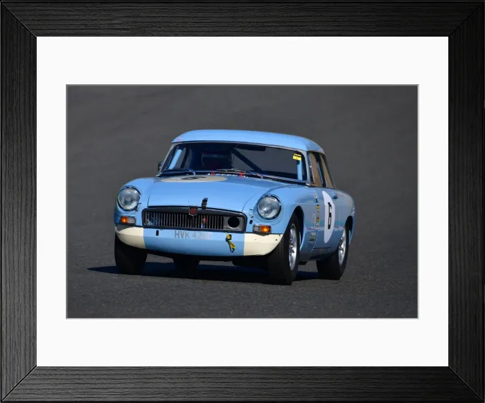 Framed Print : CJ10 3691 Neil Fisher, MG B Roadster