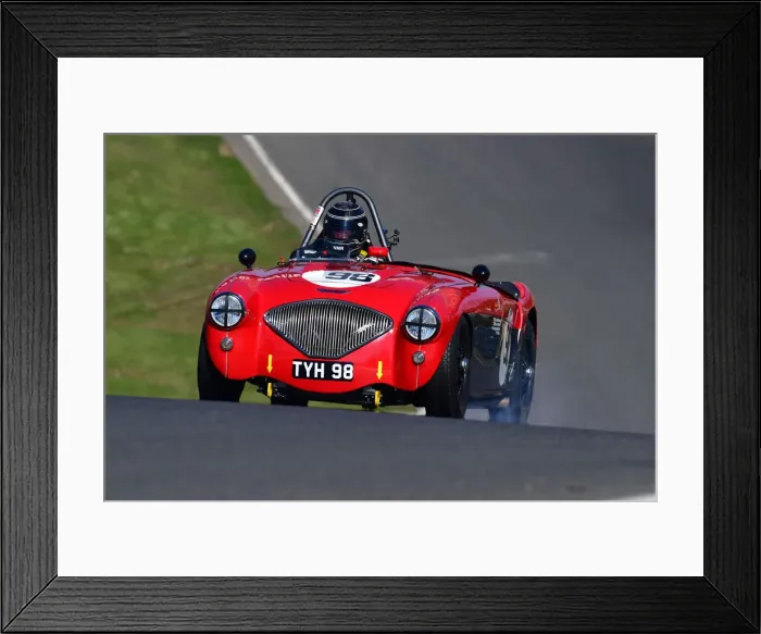 Framed Print : CJ10 3800 Nick Matthews, Austin Healey 100-4 Framed Print : CJ10 3800 Nick Matthews, Austin Healey 100-4