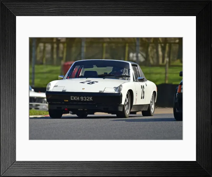 Framed Print : CM32 5300 Glynn Evans, Porsche 914-6
