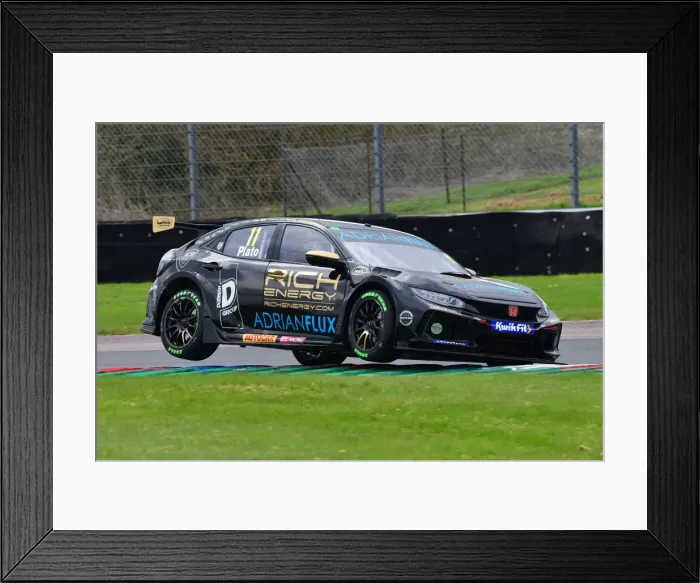 Framed Print : CJ10 7606 Jason Plato, Honda Civic Type R Framed Print : CJ10 7606 Jason Plato, Honda Civic Type R