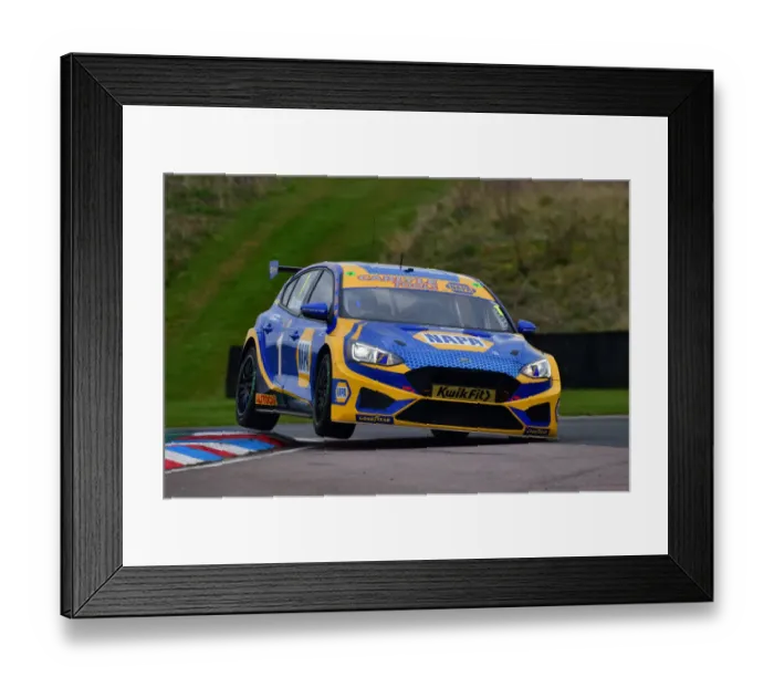 Framed Print : CJ10 7785 Ash Sutton, Ford Focus ST