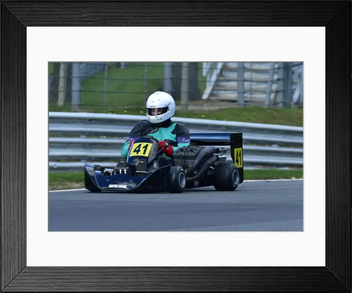 Framed Print : CM32 5059 John Reader, Zip Shadow, Yamaha 250cc