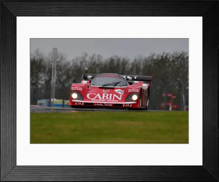 Framed Print : CJ10 9689 Henry Pearman, Mark Sumpter, Porsche 962C