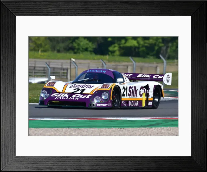 Framed Print : CM33 1167 Phil Keen, Jaguar XJR-9