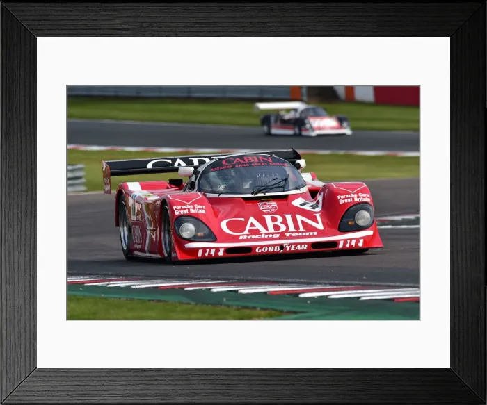 Framed Print : CM33 1529 Henry Pearman, Mark Sumpter, Porsche 962C
