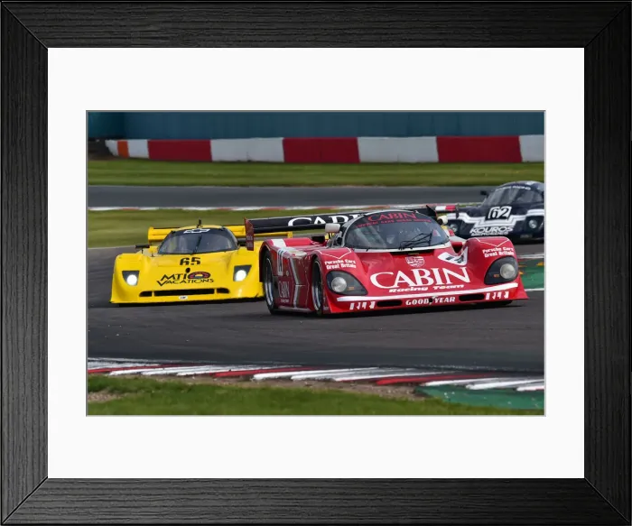 Framed Print : CM33 1543 Henry Pearman, Mark Sumpter, Porsche 962C, Mike Wrigley, Matthew Wrigley, Spice SE89P