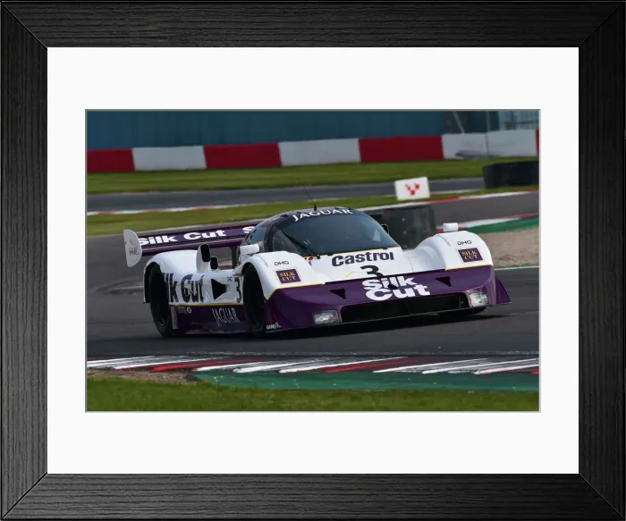 Framed Print : CM33 1547 Olivier Hart, Nicky Pastorelli, Jaguar XJR-11