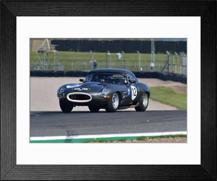 Framed Print : CM33 0874 Tony Best, Charlie Jones-Best, Jaguar E-Type semi-lightweight Framed Print : CM33 0874 Tony Best, Charlie Jones-Best, Jaguar E-Type semi-lightweight