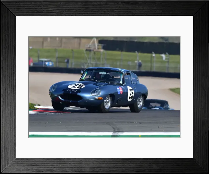 Framed Print : CM33 0868 John Burton, Nick Finburgh, Jaguar E-Type
