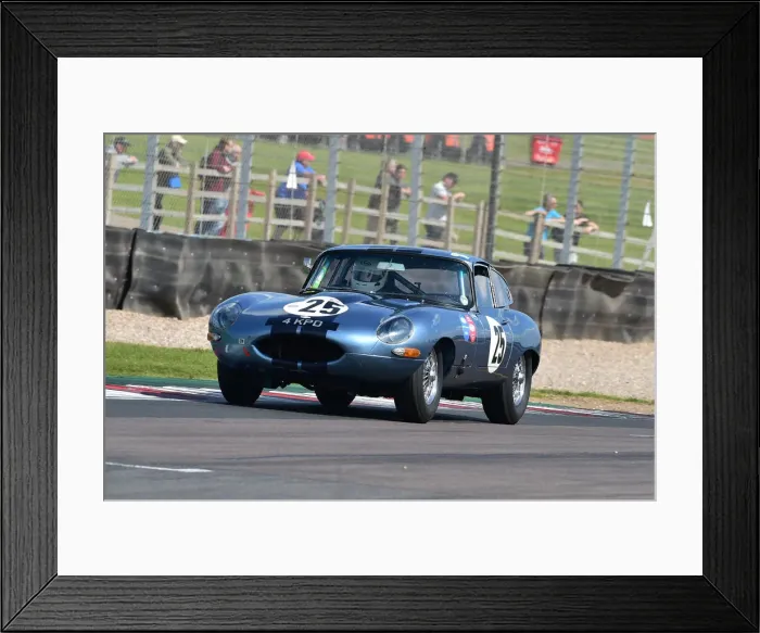 Framed Print : CM33 1428 John Burton, Nick Finburgh, Jaguar E-Type Framed Print : CM33 1428 John Burton, Nick Finburgh, Jaguar E-Type