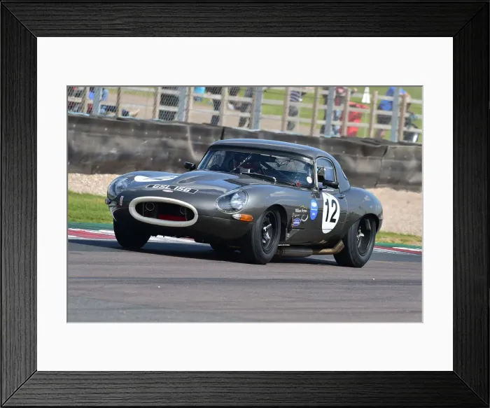Framed Print : CM33 1413 Tony Best, Charlie Jones-Best, Jaguar E-Type semi-lightweight Framed Print : CM33 1413 Tony Best, Charlie Jones-Best, Jaguar E-Type semi-lightweight