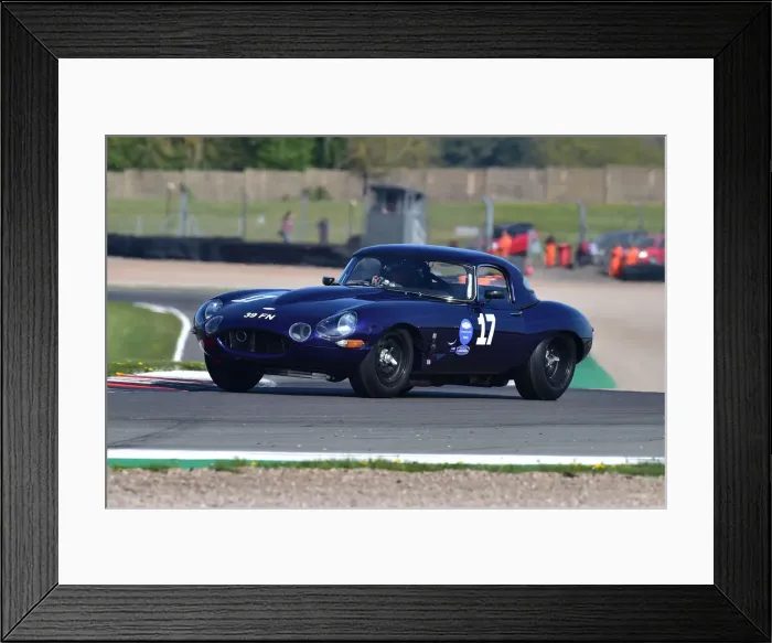 Framed Print : CM33 0966 Shane Brereton, Jaguar E-Type