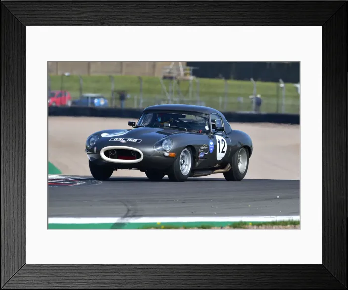 Framed Print : CM33 0860 Tony Best, Charlie Jones-Best, Jaguar E-Type semi-lightweight Framed Print : CM33 0860 Tony Best, Charlie Jones-Best, Jaguar E-Type semi-lightweight
