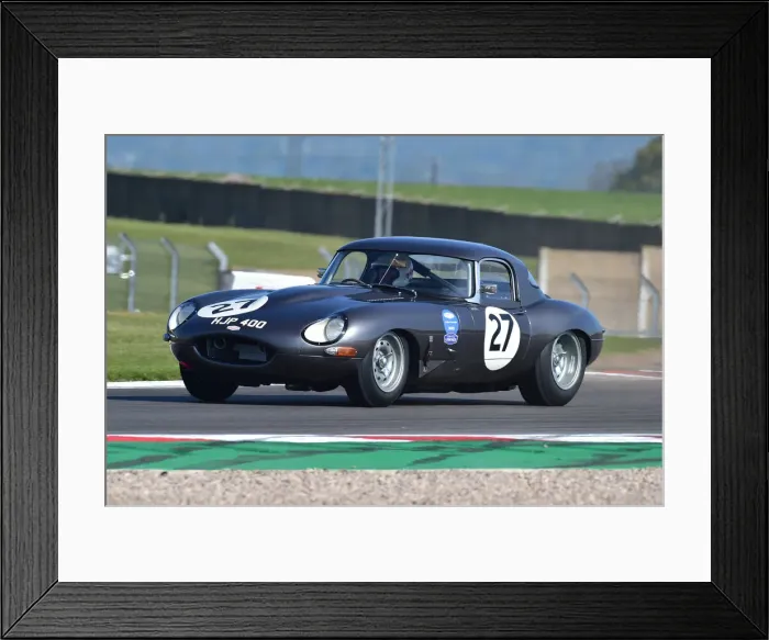 Framed Print : CM33 0920 John Pearson, Gary Pearson, Jaguar E-Type