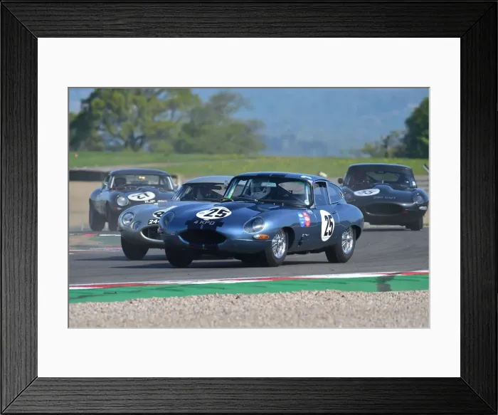Framed Print : CM33 0935 John Burton, Nick Finburgh, Jaguar E-Type