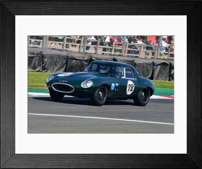 Framed Print : CJ10 8845 Jamie Boot, Jaguar E-Type Framed Print : CJ10 8845 Jamie Boot, Jaguar E-Type