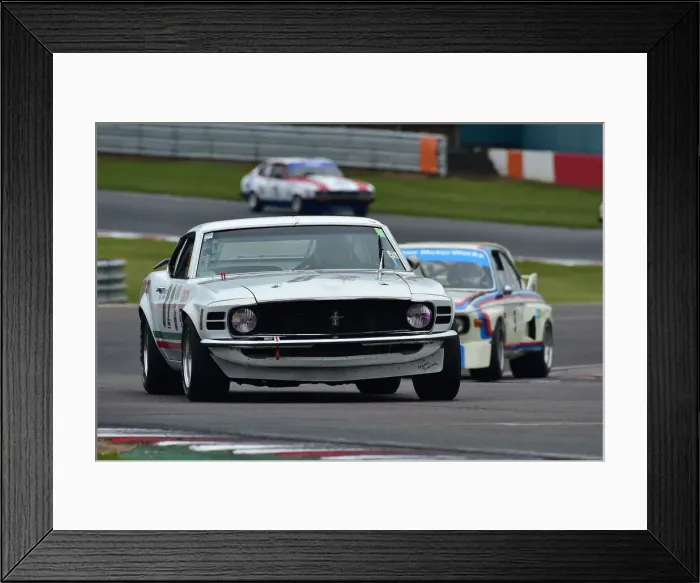 Framed Print : CM33 2263 Peter Hallford, Josh Cook, Ford Boss Mustang Framed Print : CM33 2263 Peter Hallford, Josh Cook, Ford Boss Mustang