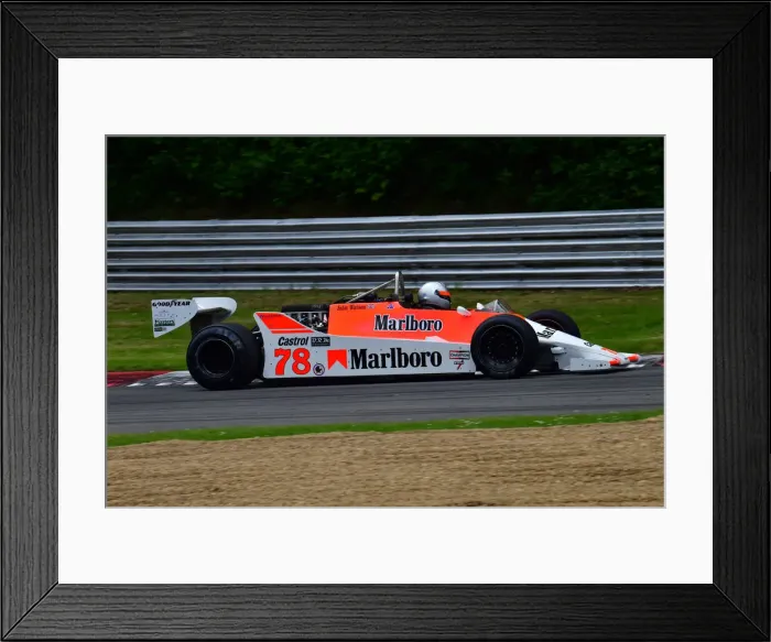 Framed Print : CJ11 1551 Warren Briggs, McLaren M29 Framed Print : CJ11 1551 Warren Briggs, McLaren M29