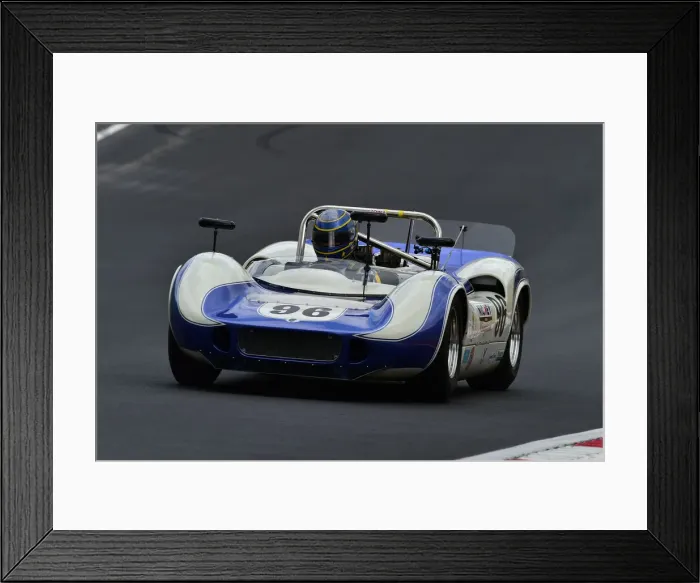 Framed Print : CM33 3211 John Spiers, Nigel Greensall, McLaren M1B Framed Print : CM33 3211 John Spiers, Nigel Greensall, McLaren M1B