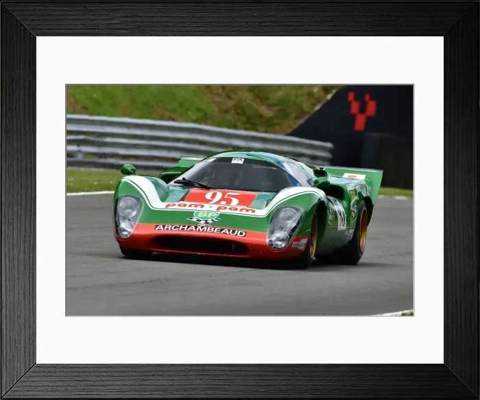 Framed Print : CM33 3179 Gary Culver, Lola T70 MK3B Framed Print : CM33 3179 Gary Culver, Lola T70 MK3B
