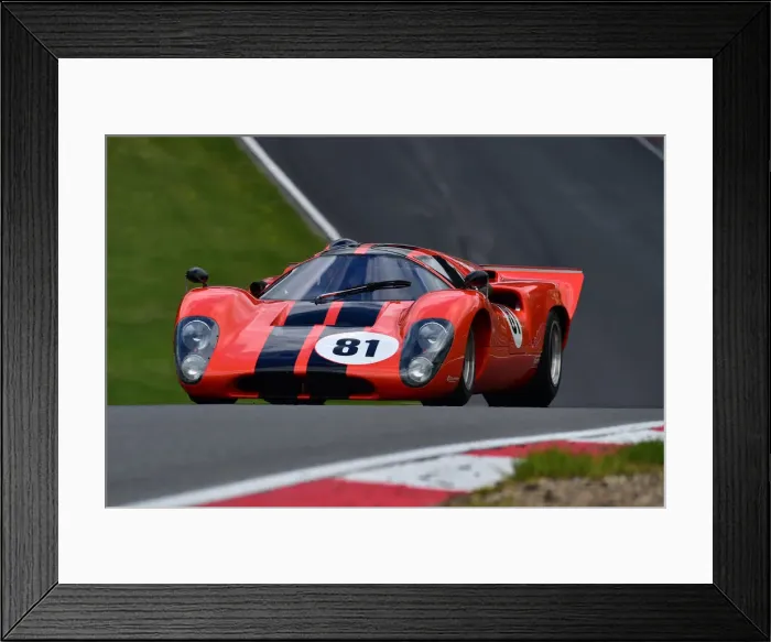 Framed Print : CM33 3231 Chris Beighton, Lola T70 MK3B