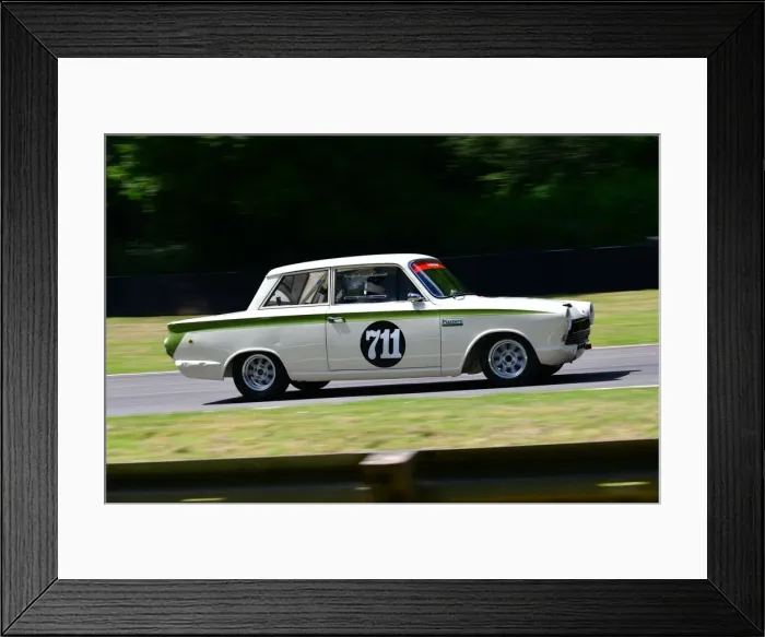 Framed Print : CJ11 1355 Peter Smith, Ford Lotus Cortina Framed Print : CJ11 1355 Peter Smith, Ford Lotus Cortina
