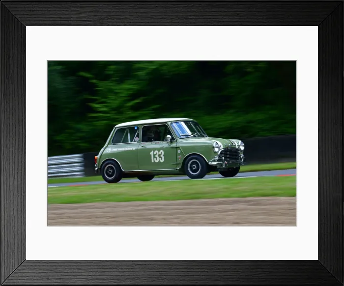 Framed Print : CJ11 1483 Jonathon Page, Nick Swift, Morris Mini Cooper S Framed Print : CJ11 1483 Jonathon Page, Nick Swift, Morris Mini Cooper S