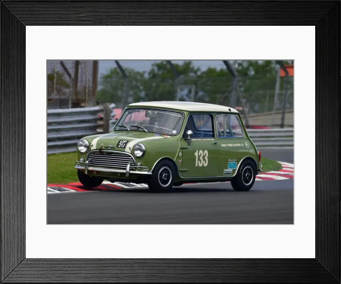 Framed Print : CJ11 2157 Jonathon Page, Nick Swift, Morris Mini Cooper S Framed Print : CJ11 2157 Jonathon Page, Nick Swift, Morris Mini Cooper S