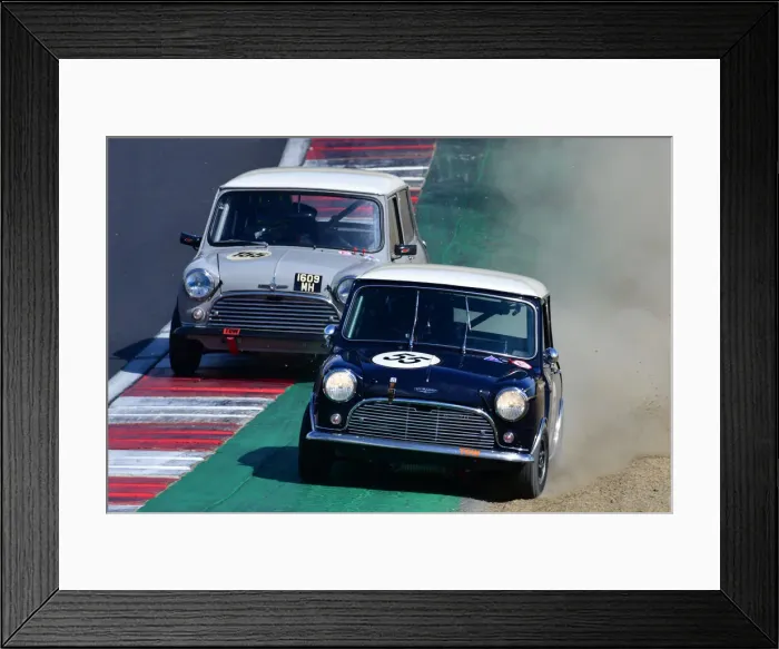 Framed Print : CJ11 2277 Jeff Smith, Austin Mini Cooper S, Nathan Heathcote, Morris Mini Cooper S Framed Print : CJ11 2277 Jeff Smith, Austin Mini Cooper S, Nathan Heathcote, Morris Mini Cooper S