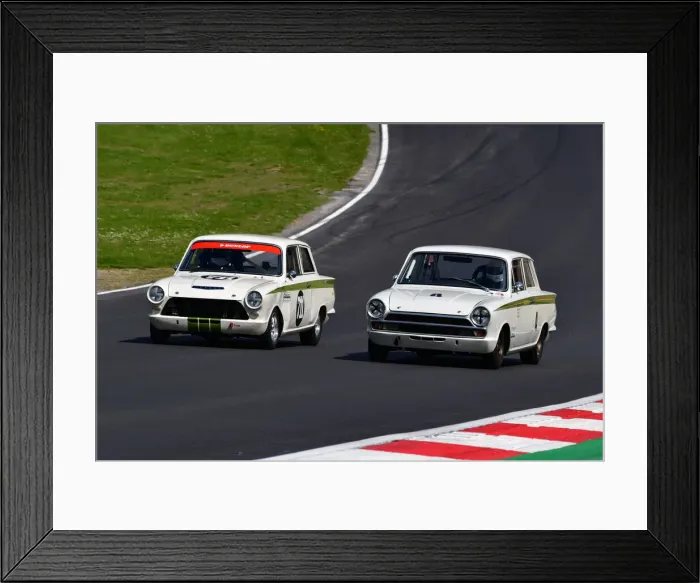 Framed Print : CJ11 2334 Peter Smith, Ford Lotus Cortina Framed Print : CJ11 2334 Peter Smith, Ford Lotus Cortina