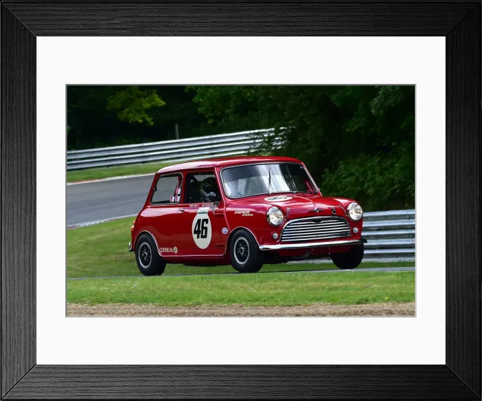 Framed Print : CM33 3379 Ian Curley, Austin Mini Cooper S Framed Print : CM33 3379 Ian Curley, Austin Mini Cooper S