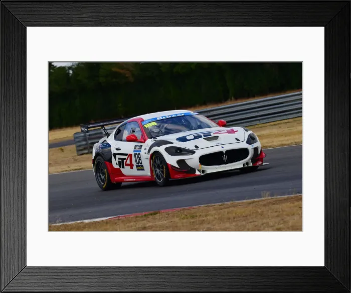 Framed Print : CJ11 6727 Vance Kearney, Richard Dougal, Maserati GT4
