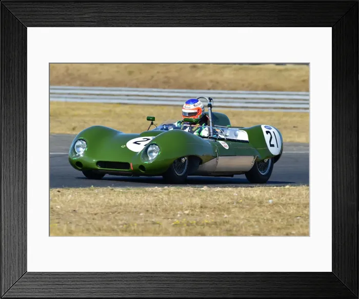 Framed Print : CM33 6965 Michael Birch, Gareth Burnett, Lotus XV