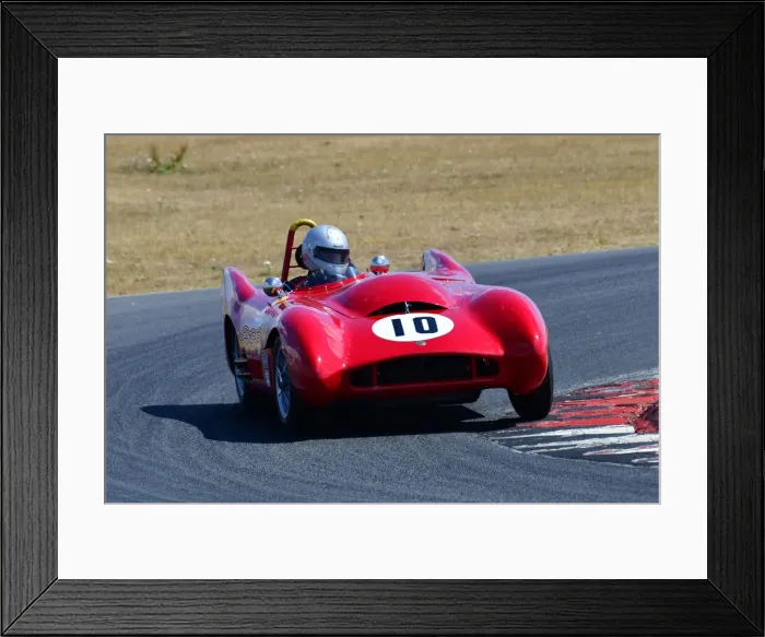 Framed Print : CJ11 6787 Rick Bourne, Malcolm Paul, Lotus Mk X Framed Print : CJ11 6787 Rick Bourne, Malcolm Paul, Lotus Mk X