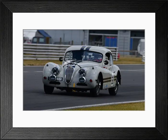 Framed Print : CJ11 6769 Marc Gordon, Jaguar XK140
