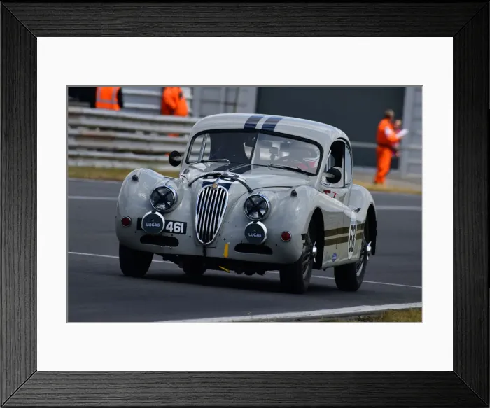 Framed Print : CJ11 6758 Marc Gordon, Jaguar XK140