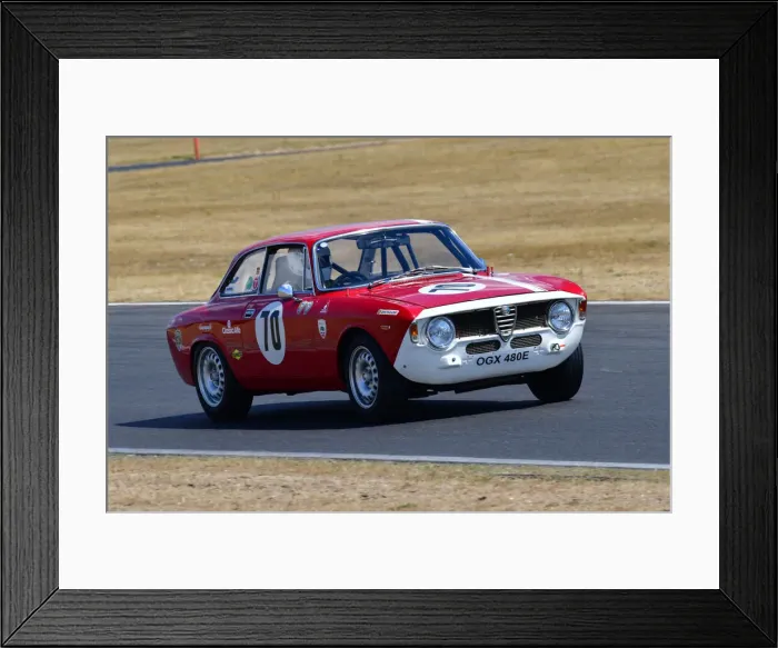 Framed Print : CJ11 6824 Richard Norris, Alfa Romeo Sprint GT Framed Print : CJ11 6824 Richard Norris, Alfa Romeo Sprint GT