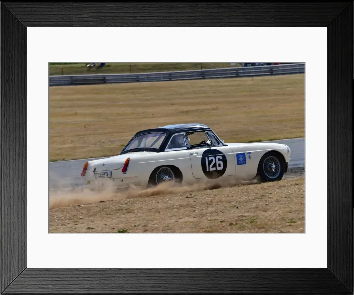 Framed Print : CJ11 6953 Guy Harman, Marc Gordon, Nick Finburgh, MG B Framed Print : CJ11 6953 Guy Harman, Marc Gordon, Nick Finburgh, MG B