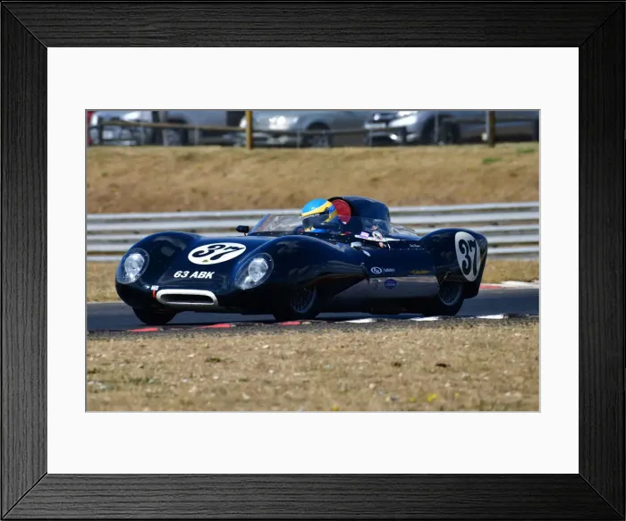 Framed Print : CJ11 6664 Peter Haynes, Mark Donaldson, Lotus XI Le Mans