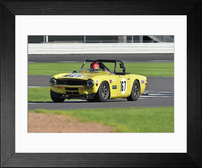Framed Print : CM34 1587 Mark Parsley, Jon Ellison, Triumph TR6 Framed Print : CM34 1587 Mark Parsley, Jon Ellison, Triumph TR6