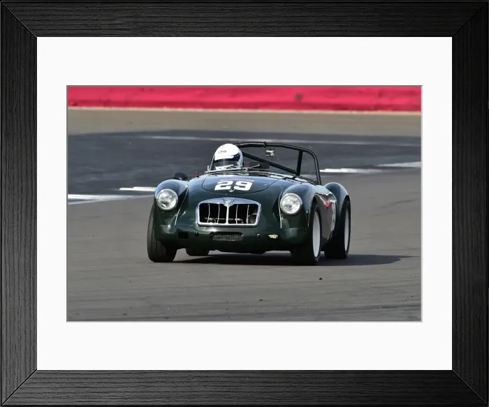 Framed Print : CM34 1874 Jack Smith, Steve Smith, MG A