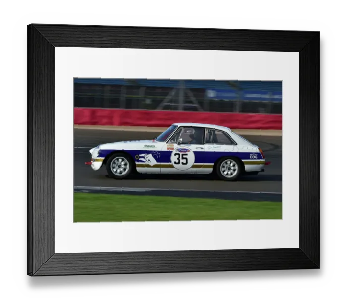 Framed Print : CM34 1973 Abbie Eaton, Anthony Greenhouse, MG B GT Framed Print : CM34 1973 Abbie Eaton, Anthony Greenhouse, MG B GT