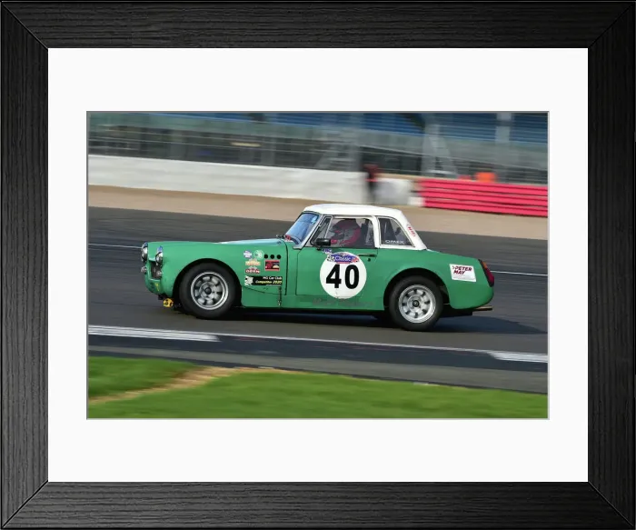 Framed Print : CM34 1964 Philip Stader, MG Midget Framed Print : CM34 1964 Philip Stader, MG Midget