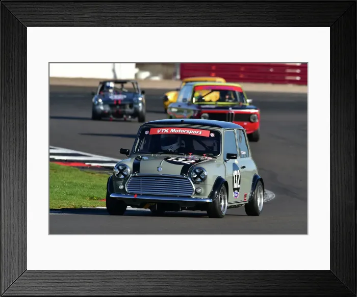 Framed Print : CM34 1283 Lewis Salmon, Morris Mini Cooper
