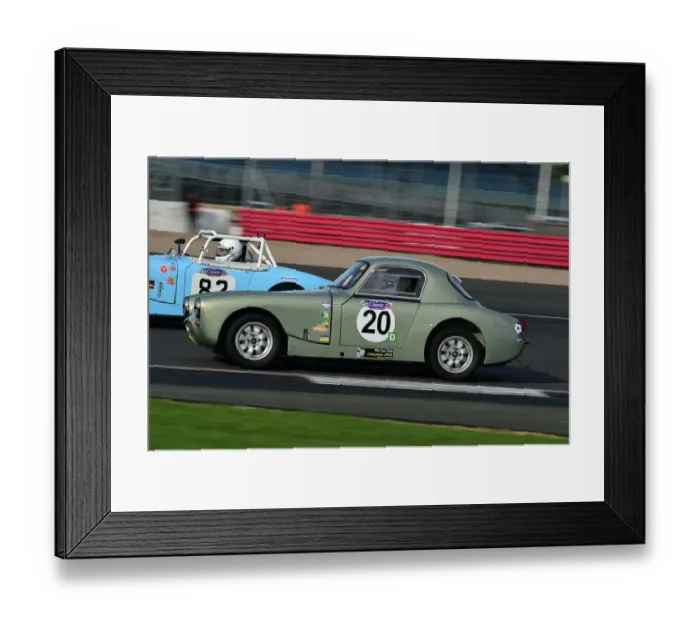 Framed Print : CM34 1969 Mark Cloutman, Austin Healey Sebring Sprite