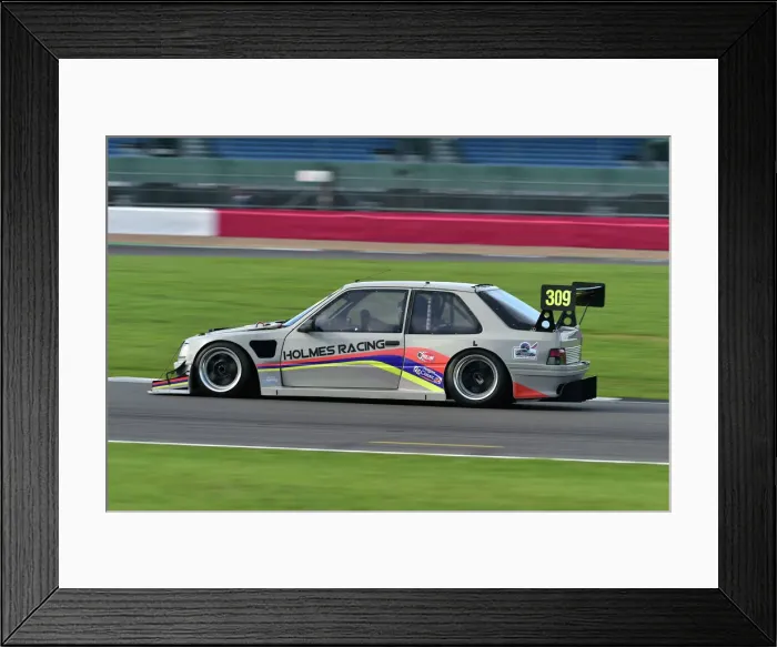 Framed Print : CM34 1850 Danny Morris, Peugeot 309 GTi Framed Print : CM34 1850 Danny Morris, Peugeot 309 GTi
