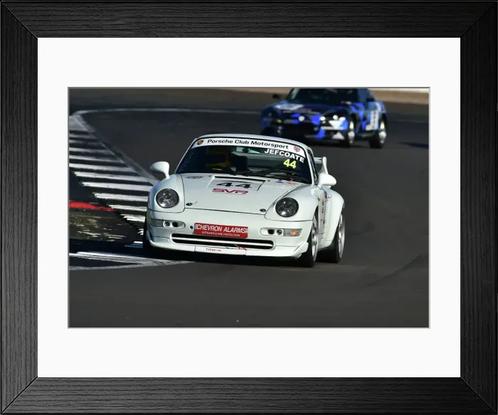 Framed Print : CM34 1381 Stuart Jefcoate, Porsche 911 993 RSR Cup
