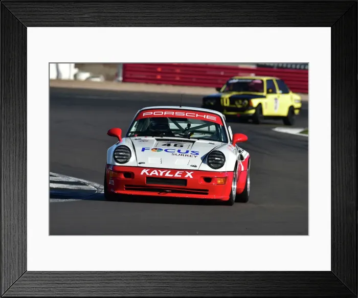 Framed Print : CM34 1459 Piers Maserati, Porsche 964 Turbo Framed Print : CM34 1459 Piers Maserati, Porsche 964 Turbo