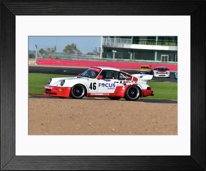 Framed Print : CM34 2239 Piers Maserati, Porsche 964 Turbo Framed Print : CM34 2239 Piers Maserati, Porsche 964 Turbo